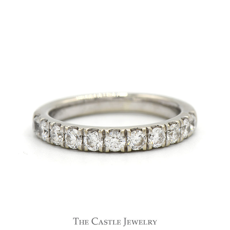 3/4cttw Lab Grown Diamond Wedding Band in 14k White Gold