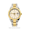 41mm Two Tone Quick Set Rolex Datejust 116333 with Cream Dial in 18k Yellow Gold & Stainless Steel
