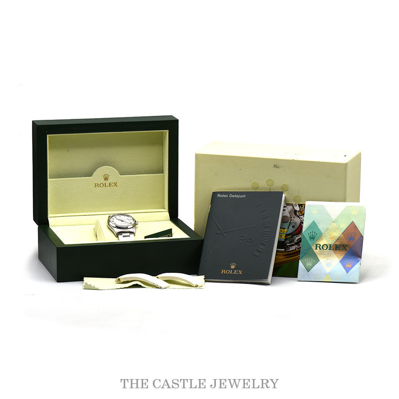 Complete set — Rolex box, booklet, hologram card, polishing cloth, outer box