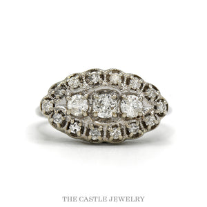 Diamond Cluster Rings