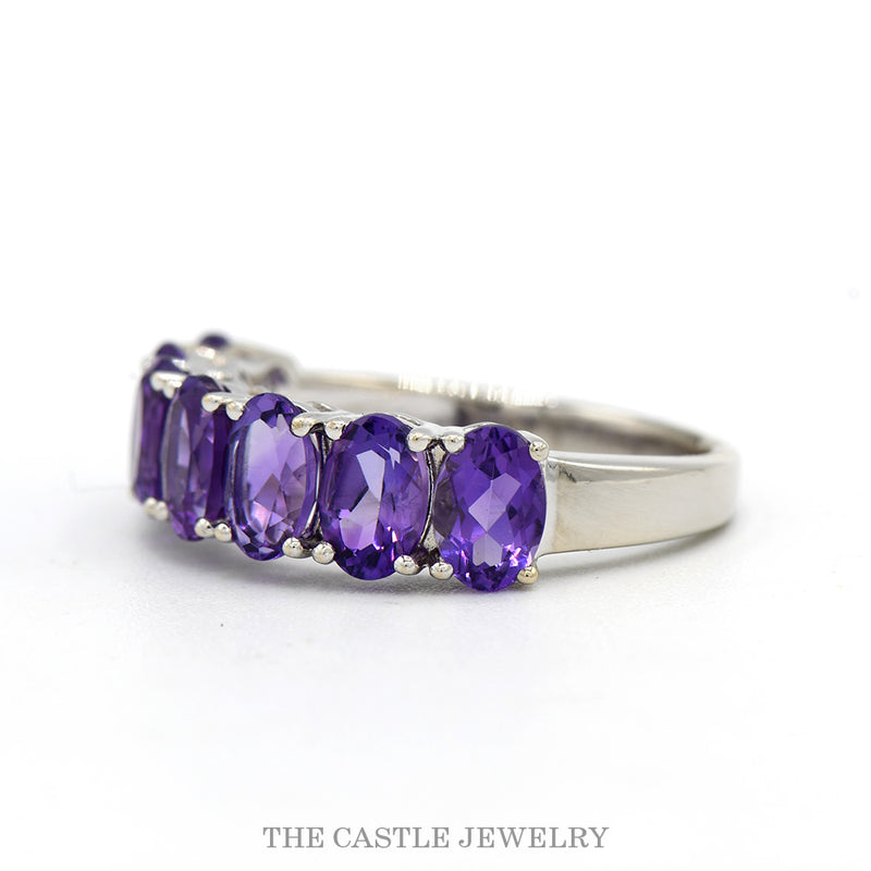Side profile of the Le Vian amethyst band