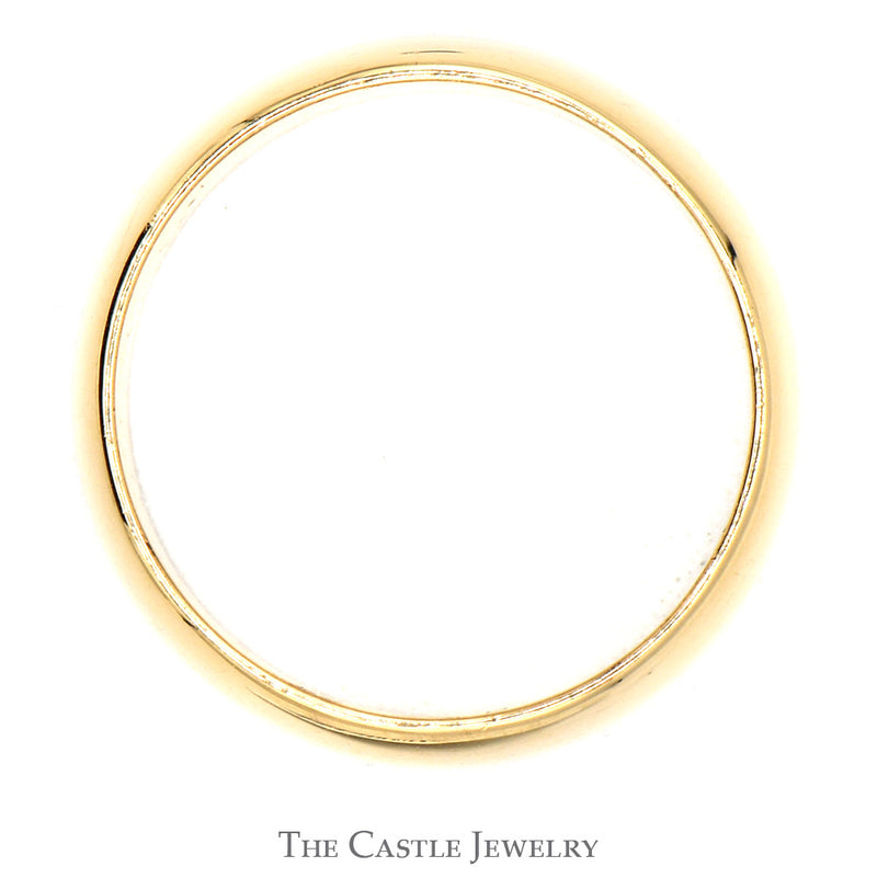 6mm Polished Wedding Band in 14k Yellow Gold - Size 9.25