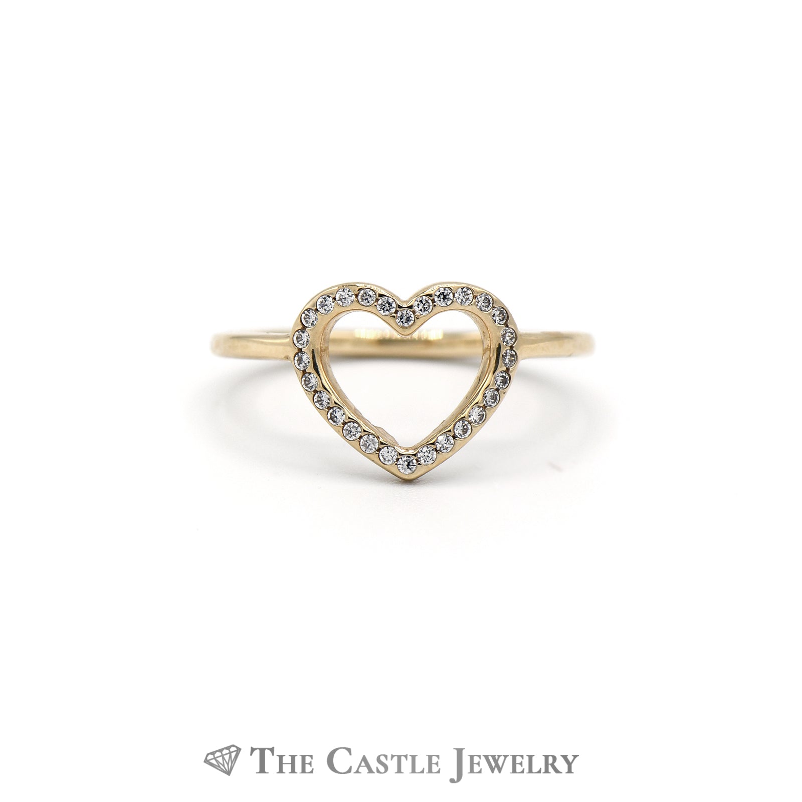 Pandora gold deals heart ring