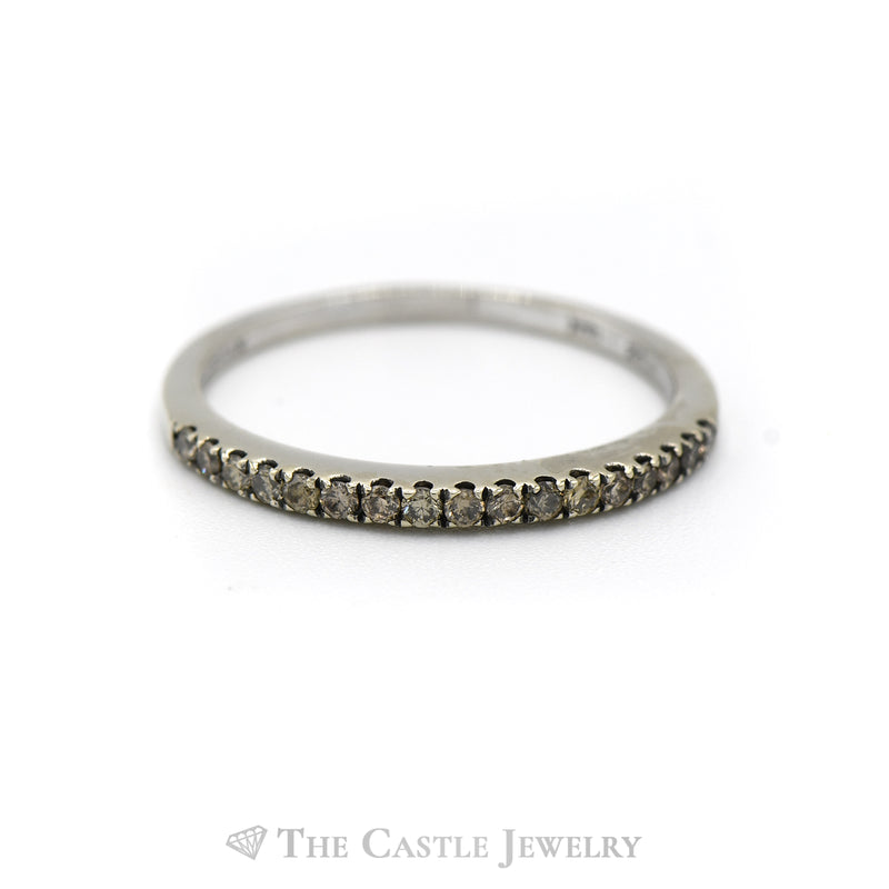 Le Vian Chocolate Diamond Wedding Band in 14KT White Gold