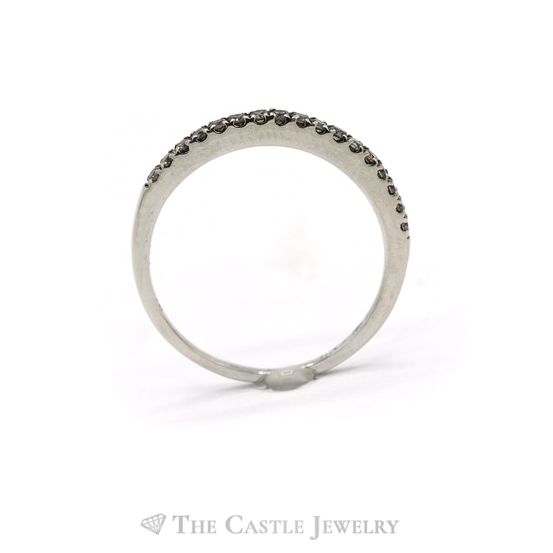 Le Vian Chocolate Diamond Wedding Band in 14KT White Gold