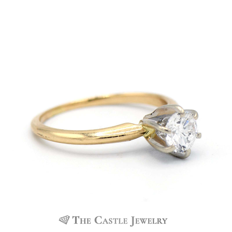 .40ct Round Diamond Solitaire in 14k Yellow Gold