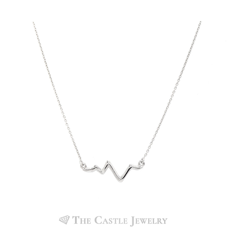 Heartbeat Sterling Sliver Necklace