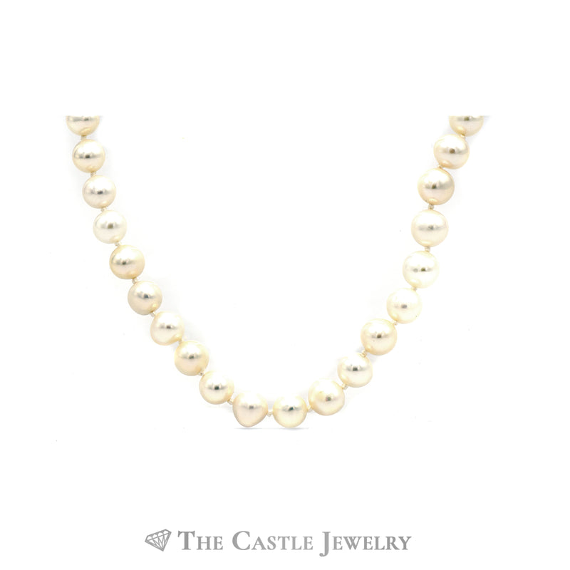 Sterling Silver Pearl Necklace, Bracelet and Earring Set