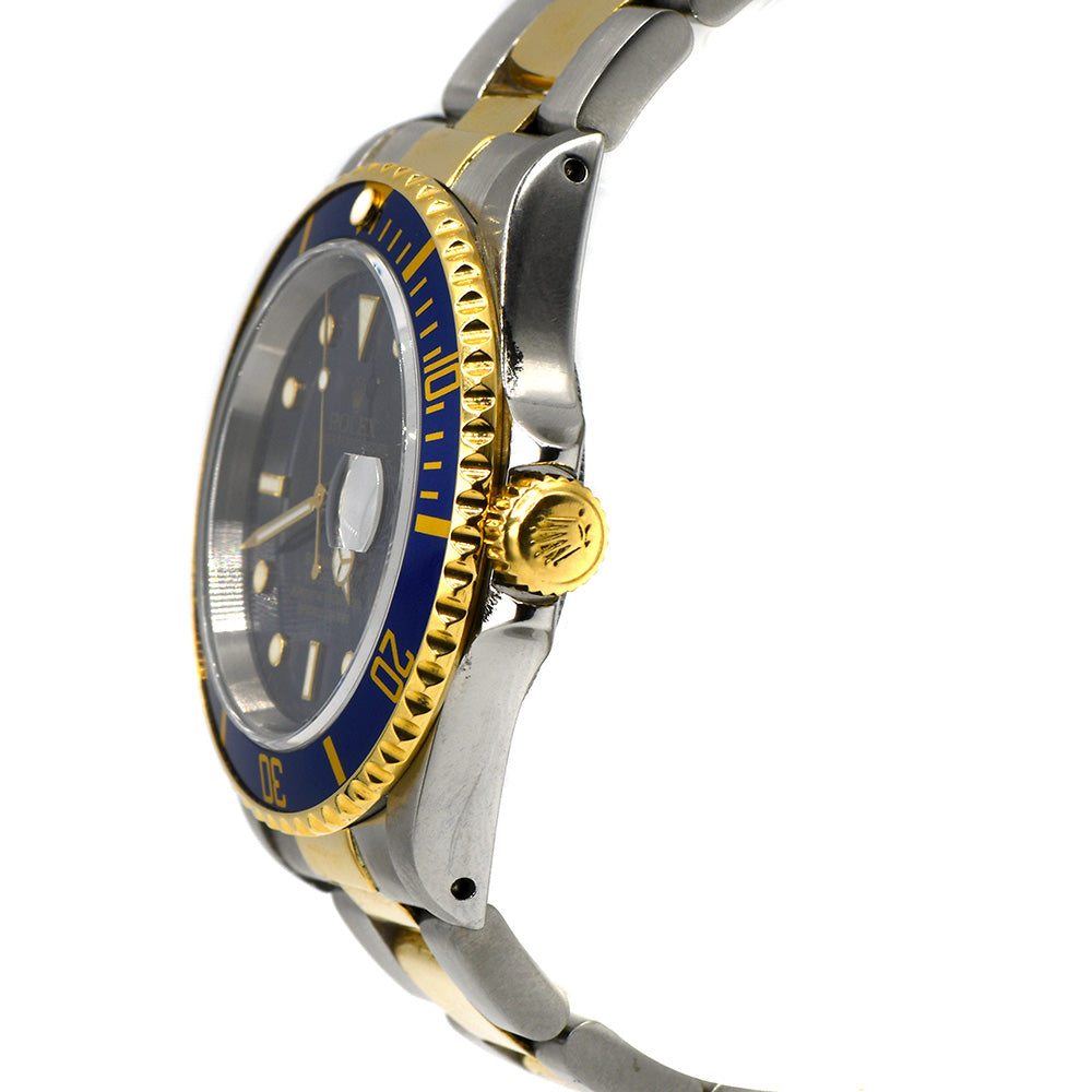 Rolex Submariner with Blue Dial and Blue Bezel in Stee – The Castle Jewelry