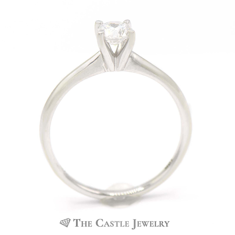 .40ct Round Diamond Solitaire Engagement Ring in 10k White Gold