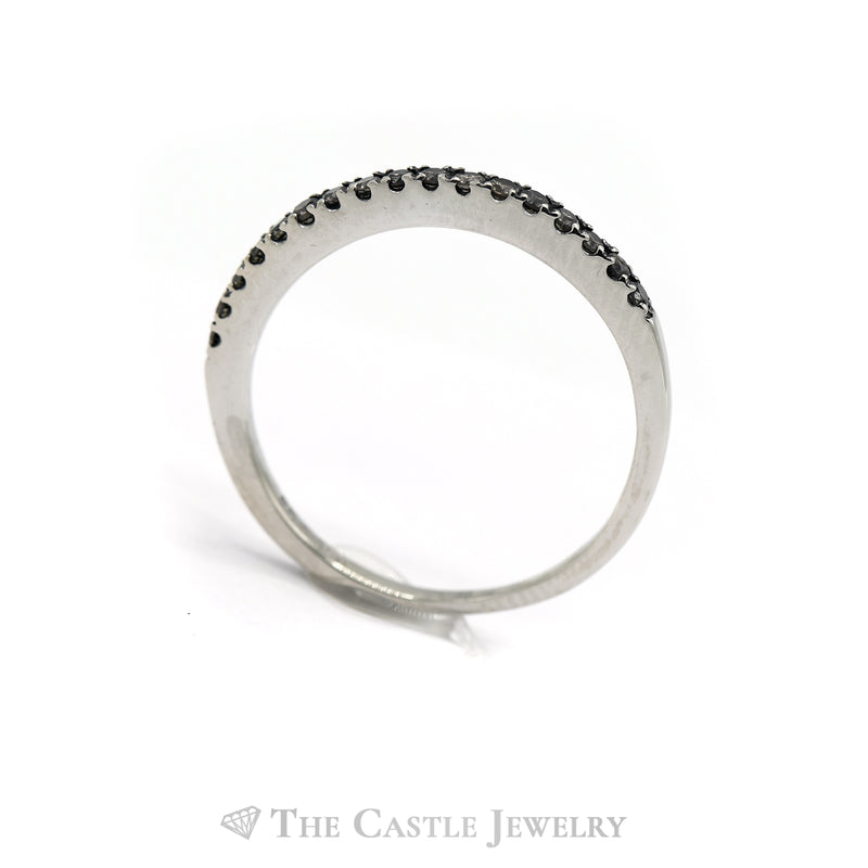 Le Vian .25CTTW Chocolate Diamond Wedding Band in 14KT White Gold