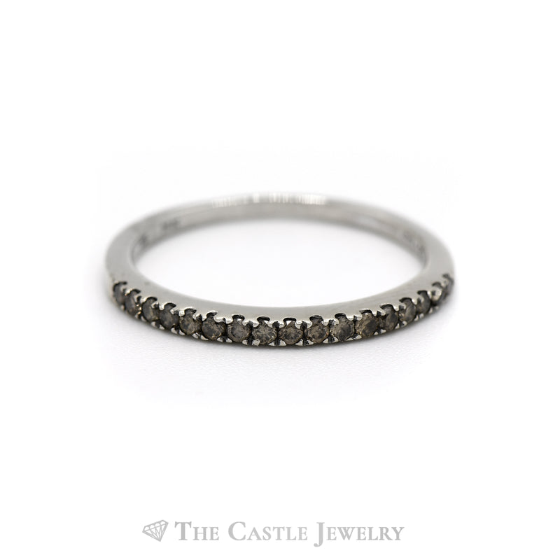 Le Vian .25CTTW Chocolate Diamond Wedding Band in 14KT White Gold