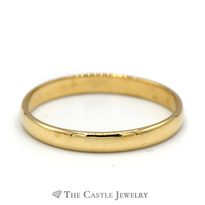 14k Yellow Gold 2.75mm Polished Wedding Band - Size 9