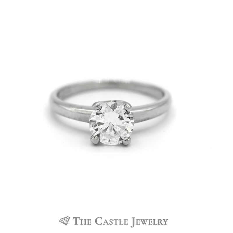 1.02ct Round Brilliant Cut Diamond Solitaire Engagement Ring