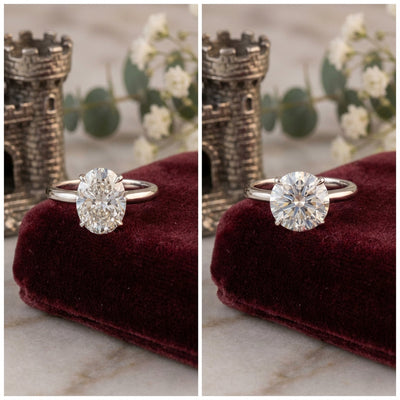 Oval vs. Round Diamond Engagement Rings: Which Shape is Right for You?