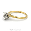 .65ct Pear Cut Diamond Solitaire Engagement Ring in 14k Yellow Gold - SI2, I - Thumbnail 3