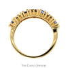 Oval & Round Cut Tanzanite Band in 14k Yellow Gold - Thumbnail 2