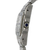 Cartier Santos de Cartier 24mm with White Roman Numeral Dial in Stainless Steel - Thumbnail 3