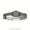 Cartier Santos de Cartier 24mm with White Roman Numeral Dial in Stainless Steel - Thumbnail 6