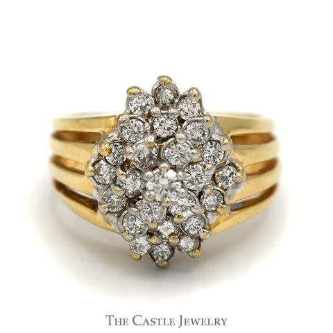 Diamond Cluster Rings – The Castle Jewelry