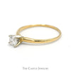 .45ct Round Diamond Solitaire Engagement Ring in 14k Yellow Gold - Thumbnail 2
