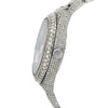 Iced Out Diamond Rolex Datejust 116334 41mm Watch with Diamond Oyster Bracelet, Bezel, Case & Arabic Dial - Thumbnail 3