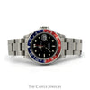 Rolex GMT Master 2 16710 with Pepsi Bezel & Black Dial in Stainless Steel Oyster Bracelet - Thumbnail 4
