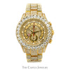 18K Yellow Gold Rolex Yacht-Master II 116688 with Custom Diamond Bezel, Dial, Band & Case - Thumbnail 1