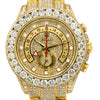 18K Yellow Gold Rolex Yacht-Master II 116688 with Custom Diamond Bezel, Dial, Band & Case - Thumbnail 5