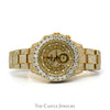 18K Yellow Gold Rolex Yacht-Master II 116688 with Custom Diamond Bezel, Dial, Band & Case - Thumbnail 7