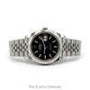 Rolex Datejust 126334 Quickset with Fluted Bezel and Black Dial in Stainless Steel Jubilee Bracelet - Thumbnail 5
