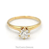 .54ct Old European Cut Diamond Solitaire Engagement Ring in 14k 6 Prong Setting - Thumbnail 1