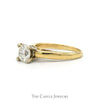 1.03ct Round Diamond Solitaire Engagement Ring in 14k Yellow Gold - Thumbnail 3