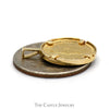 24k 1984 Krugerand Coin Pendant in 14k Yellow Gold Bezel & Bail - Thumbnail 4