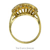 Channel Set Baguette Diamond Ring with Round Accents in 18K Gold - Thumbnail 2