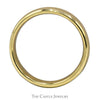 4.5mm Polished Comfort Fit Wedding Band in 14k Yellow Gold - Thumbnail 2