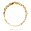14k Yellow Gold Nugget Style Men's Wedding Band Ring - Size 10.25 - Thumbnail 2
