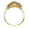 Marquise and Round Sapphire Ring with Diamond Accents in 10k Gold - Thumbnail 2