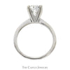 2ct Round Lab Grown VS1 E Diamond Engagement Ring in 14k White Gold - Thumbnail 2