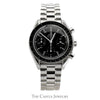 Omega Speedmaster 3510.50 Luxury Watch with Black Dial and Black Bezel in Stainless Steel Bracelet - Thumbnail 1
