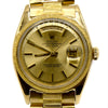 Vintage Rolex Presidential Day-Date 1807 in 18k Yellow Gold Bracelet & Brushed Bezel - Original Papers - Thumbnail 2