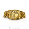 Vintage Rolex Presidential Day-Date 1807 in 18k Yellow Gold Bracelet & Brushed Bezel - Original Papers - Thumbnail 4
