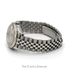 Rolex Datejust 278274 31mm with Pink Roman Numeral Dial and Fluted Bezel in 18k White Gold & Stainless Steel - Thumbnail 6