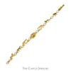 Noah's Ark Designed 7 Inch Link Bracelet in 14k Yellow Gold - Thumbnail 1