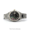 Rolex Datejust 116300 with Black Mother of Pearl Dial and Baguette Diamond Hour Markers in Stainless Steel Oyster Band - Thumbnail 4