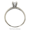 .53ct Princess Cut Diamond Solitaire Engagement Ring in 10k White Gold - Thumbnail 2