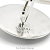 Horse Head Equestrian Themed Sterling Silver Kabana Designer Cufflinks - Thumbnail 4