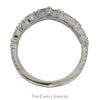 Crown Designed 1/2cttw Marquise, Pear & Round Cut Diamond Neil Lane Designer Band in 14k White Gold - Thumbnail 2