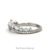 Crown Designed 1/2cttw Marquise, Pear & Round Cut Diamond Neil Lane Designer Band in 14k White Gold - Thumbnail 3