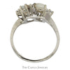 Double Pear Cut Opal Ring with Diamond Accents in 14k White Gold - Thumbnail 2